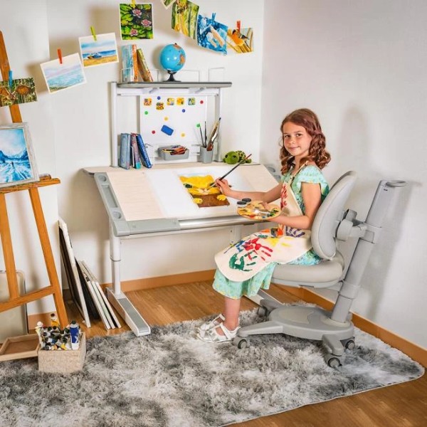 Фото - Парта школьная Mealux Ergowood L Multicolor TG Energy (BD-810 TG/MC Energy)